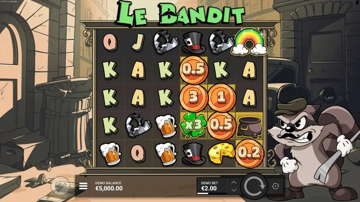 Le Bandit: Alles over de Gokkast screenshot 1