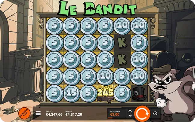 Le Bandit: Alles over de Gokkast screenshot 3